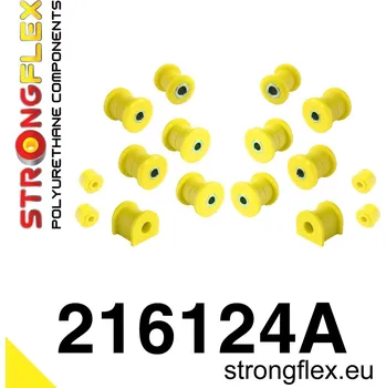 Silentblok nápravy 216124A: Strongflex Sada silentbloků zadního zavěšení varianta SPORT 14mm