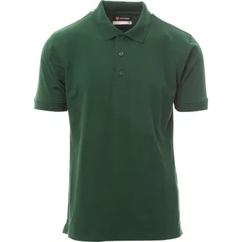 Pánské tričko Payperwear Pánská polokošile Venice pro z recyklovaného polyesteru Barva: Zelená lahvová, Velikost: 4XL