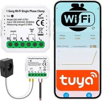 IP kamera Řídicí jednotka Sone Licznik energii z przekladnikiem WiFi