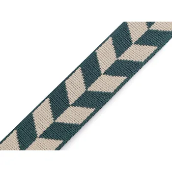 Popruh šíře 38 mm, barva 3 zelená šalvěj tmavá