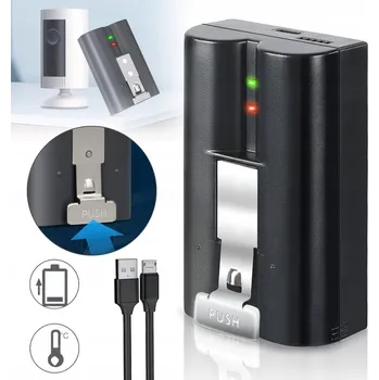 IP kamera NÁHRADNÍ BATERIE KOMPATIBILNÍ S RING DOORBELL 2/3/4, 6040MAH AKUMULÁTOR