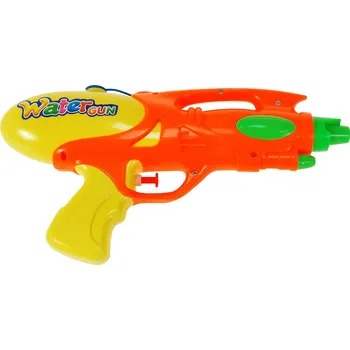 Pistole vodní stříkací 26cm se zásobníkem na vodu plastová 3 barvy
