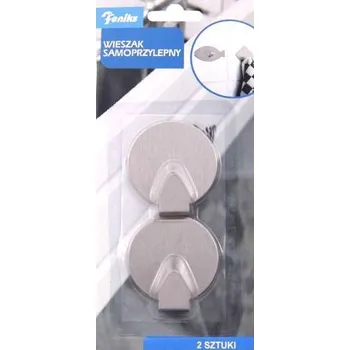 Věšák Háček bez vrtání Feniks stříbrný