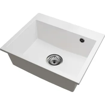 Granitový dřez Granitový dřez Exclusive 55 bílý 58 x 49 x 20,5cm