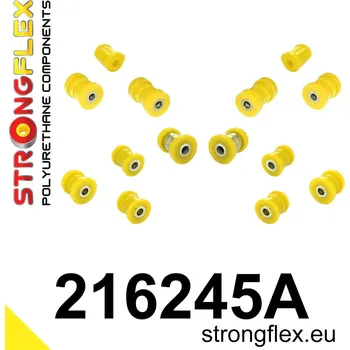 Silentblok nápravy 216245A: Strongflex Sada silentbloků zadního zavěšení varianta SPORT Custom 211916 - 35mm