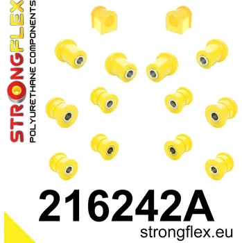 Silentblok nápravy 216242A: Strongflex Sada silentbloků zadního zavěšení varianta SPORT 27mm
