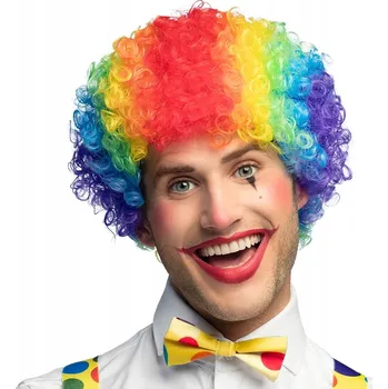 Karnevalová paruka Boland paruka krátké blond afro vlasy