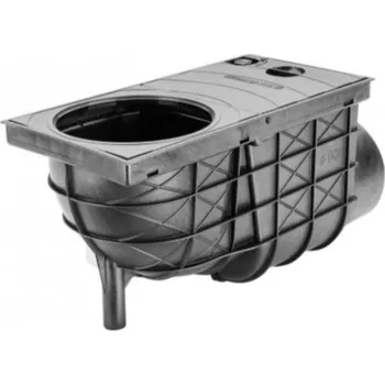 kanalizace Kanalizační vpusť boční černá KV AGV3 125/110 IC (GAJGR, lapač splavenin)