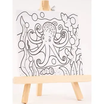 Malířské plátno Plátno malířské s předlohou a stojánkem