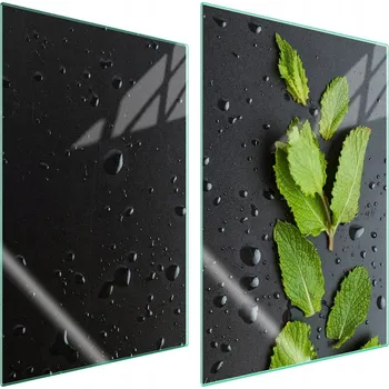 Obraz Skleněná ochranná deska na sporák 2x35x52 Kapky