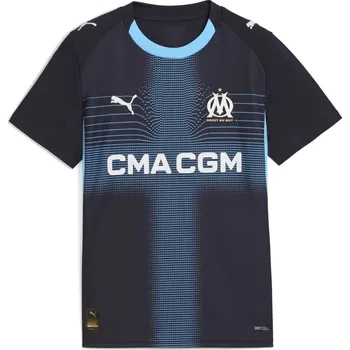 Chlapecké tričko Puma Olympique Marseille Away Shirt 2025 2026 Juniors Navy/Blue 13 let