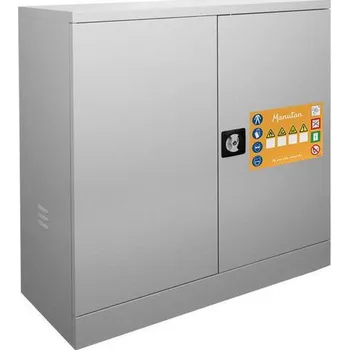 Skříňka na nářadí Skříň na nebezpečné látky Manutan Expert, 100 x 92 x 42 cm + Prodloužená záruka na 10 let