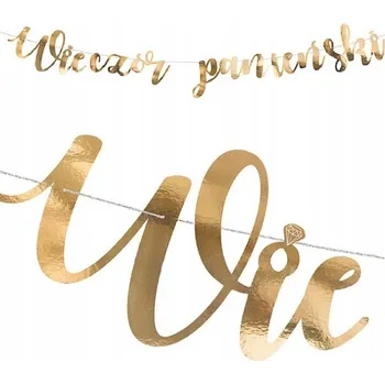 Party dekorace Girlanda pro rozlučku se svobodou Party deco GRL87-019M 150 cm