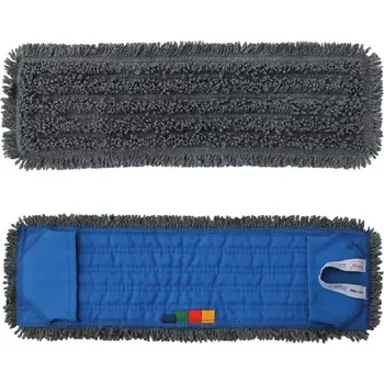 mop MOP - 06 mop s kapsami STANDARD, z mikrovlákna, 40 cm, šedý