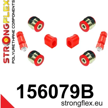 Silentblok nápravy 156079B: Strongflex Sada silentbloků předního zavěšení 22mm 151345