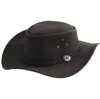 Jezdecké oblečení RANDOL’S Klobouk westernový Oiled Randol's, černý Obvod hlavy: S