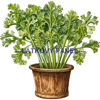 Látkový panel - Bylinky - BY-04 Velikost: 15x15cm, Materiál: Kočárkovina