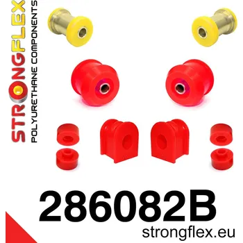 Silentblok nápravy 286082B: Strongflex Sada silentbloků předního zavěšení 25mm 281207 281263 - 34mm