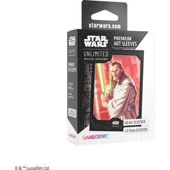 samolepka Gamegenic SWU: Premium Art Sleeve - Qui-Gon Jinn