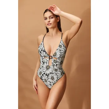 Dámské plavky Oboustranné jednodílné plavky Maaji Ink Black