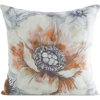 Povlečení Povlak na polštář LEN 44 krémový / oranžový