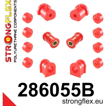 Silentblok nápravy 286055B: Strongflex Sada silentbloků předního zavěšení 27mm 281907 - 26mm