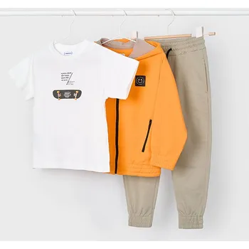 Kojenecká souprava Mayoral 3 dílná chlapecká tepláková souprava 3881 - 47 Velikost: 116