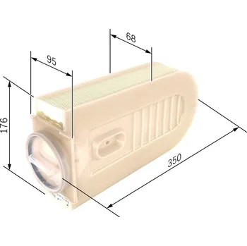 Vzduchový filtr Vzduchový filtr BOSCH F 026 400 432
