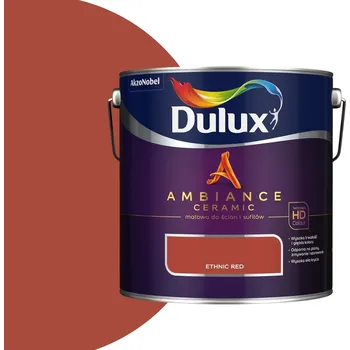 barva na zeď Dulux Ambiance barva keramická Ethnic Red 2,5L
