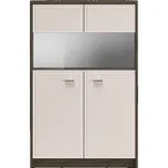 Vitrína Avante - ML Meble Šedá 92x141 cm