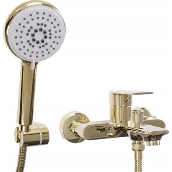 Vodovodní baterie Nástěnná vanová a sprchová baterie s jednou pákou Rea Mayson zlatá