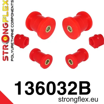 Silentblok nápravy 136032B: Strongflex Sada silentbloků předního zavěšení 23mm 131955
