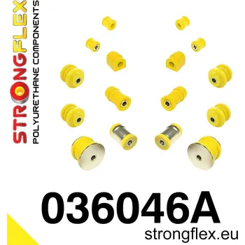Silentblok nápravy 036046A: Strongflex Sada silentbloků zadního zavěšení varianta SPORT 25mm