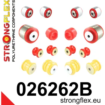 Silentblok nápravy 026262B: Strongflex Sada silentbloků předního zavěšení 25mm 021973 - 75mm