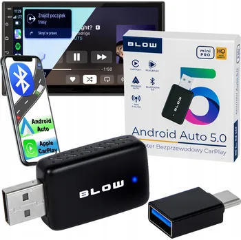 Automobilový adaptér BLOW mini PRO bezdrátový Android Auto CarPlay