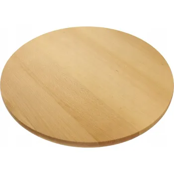 Kuchyňské prkénko Otočné prkénko na pizzu, béžová, dřevěná, 35 cm