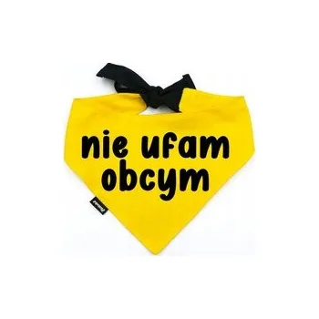 Šátek Bandana/Šátek Psiakrew žlutý S
