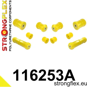 Silentblok nápravy 116253A: Strongflex Sada silentbloků předního zavěšení varianta SPORT 30mm 18mm