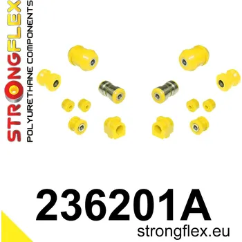 Silentblok nápravy 236201A: Strongflex Sada silentbloků předního zavěšení varianta SPORT Custom