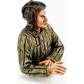 RC model tanku TORRO 1/16 půl figurka sovětského tankisty T-34, ručně malovaný