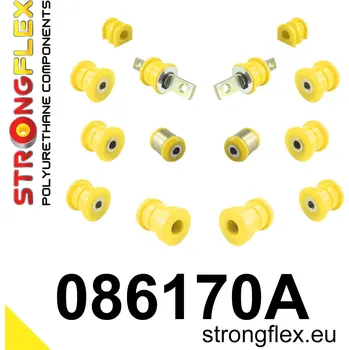Silentblok nápravy 086170A: Strongflex Sada silentbloků zadního zavěšení varianta SPORT 21mm 4 x 081578 14mm