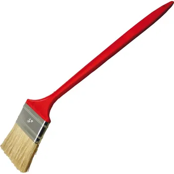 Malířský štětec Extol Craft 116025 | Štětec plochý zahnutý, plastová rukojeť, organický vlas šířka 63 mm