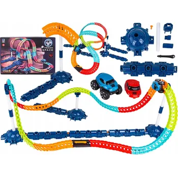 autodráha ZÁVODNÍ FLEXIBILNÍ AUTODRÁHA 144 DÍLKŮ SADA