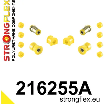 Silentblok nápravy 216255A: Strongflex Sada silentbloků předního zavěšení varianta SPORT 21mm