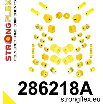 Silentblok nápravy 286218A: Strongflex Kompletní sada silentbloků pro zavěšení varianta SPORT 25mm 18mm 50mm 12 pcs 281218A 4 pcs