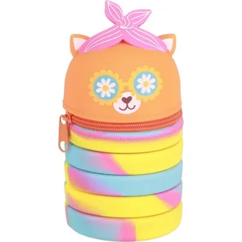 Penál Pouzdro na pero s 1 zipem Rainbow Mouse