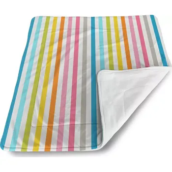 deka Sablio Dětská deka pro miminko Barevné proužky - 80x100 cm