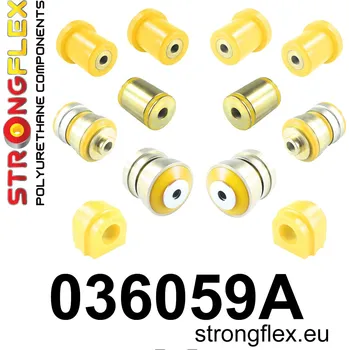 Silentblok nápravy 036059A: Strongflex Sada silentbloků předního zavěšení varianta SPORT 27mm -