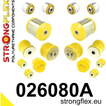 Silentblok nápravy 026080A: Strongflex Sada silentbloků předního zavěšení varianta SPORT 31mm 49mm - 021257