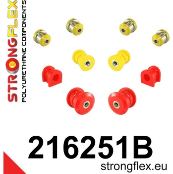 Silentblok nápravy 216251B: Strongflex Sada silentbloků předního zavěšení Custom